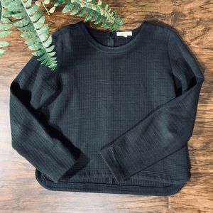 Madewell Jacquard Grid Saeater
